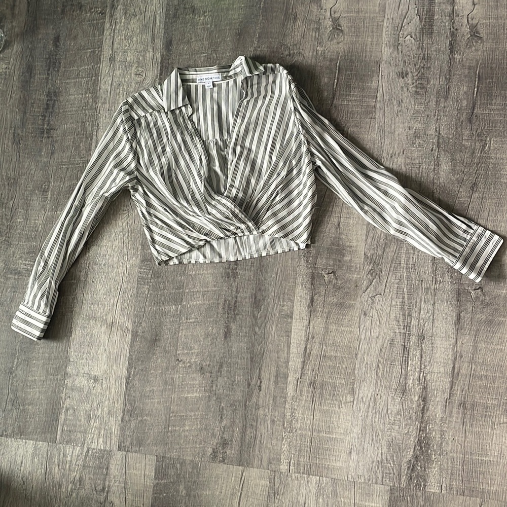 And Now This Crop Blouse